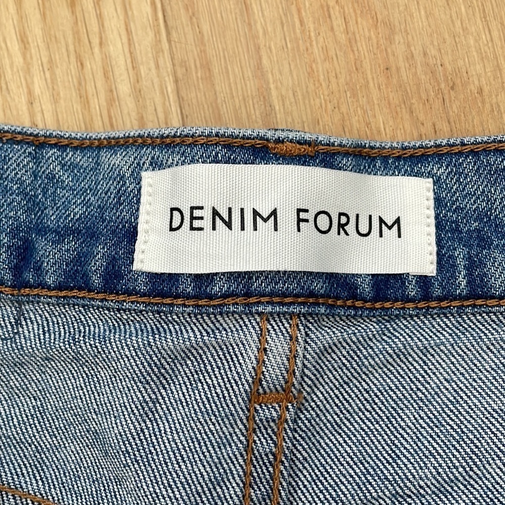 Denim Forum Twiggy High Rise Flare Jeans - Picture 4 of 5